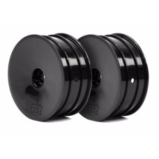 Front Wheels Chrome (2) ADX-10/Raider