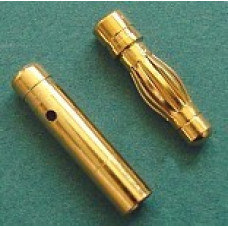 Izjaucams savienojums 4 mm zelta (3 pāri)