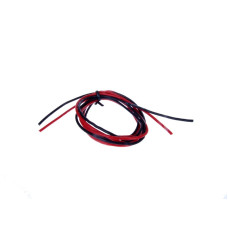 Silicona vads 20AWG(sarkans and melns 1m)